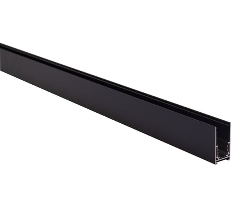 Магнитный трековый шинопровод ЭРА TRM-S20-200-B накладной 2м 48V черный, Б0054839