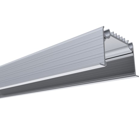 П-образный встраиваемый профиль для светодиодной ленты Apeyron алюминиевый, анодированный, серебро 08-27-01