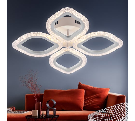 Потолочный светодиодный светильник Rivoli Dietlinde 6049-106 с пультом 56 Вт 3000К-6000К LED модерн, Б0052647