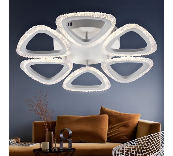 Потолочный светодиодный светильник Rivoli Alicia 6093-106 с пультом 96 Вт 3000К-6000К LED модерн, Б0052652