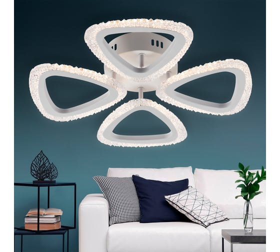 Потолочный светодиодный светильник Rivoli Alicia 6093-105 с пультом 64 Вт 3000К-6000К LED модерн, Б0052651