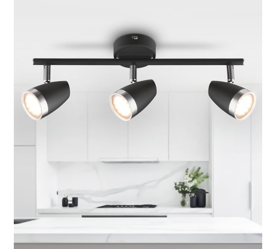 Светодиодный настенно-потолочный поворотный светильник Rivoli спот Joyce 6156-703 LED 3x4 Вт 3200К, Б0054691