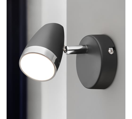 Светодиодный настенно-потолочный поворотный светильник Rivoli спот Joyce 6156-701 LED 1x4 Вт 3200К, Б0054687