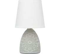 Настольная лампа Rivoli Debora 7045-501 Е14 40 Вт керамика зеленая с абажуром, Б0053465