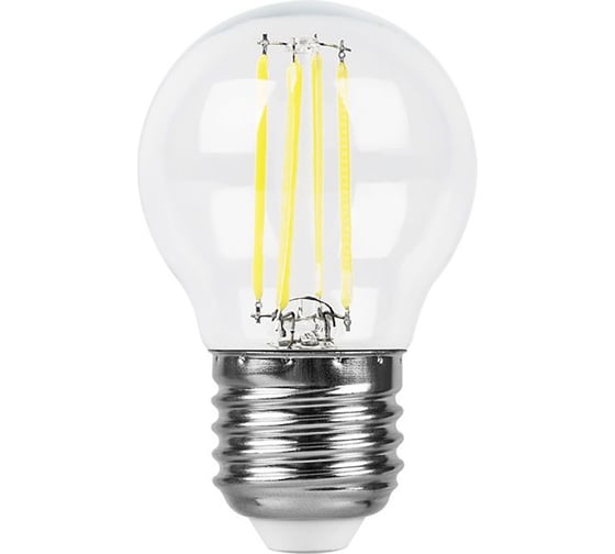 Светодиодная лампа FERON LB-52 Шарик E27 7W 6400K, 38222