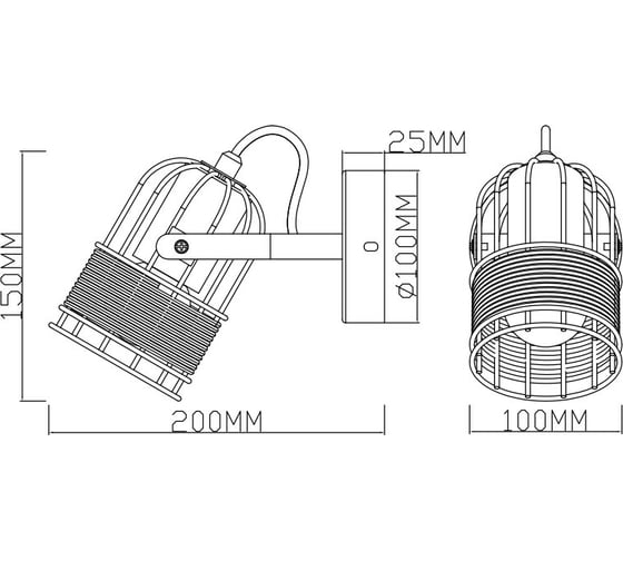 Спот Vele Luce Extra VL6472W01