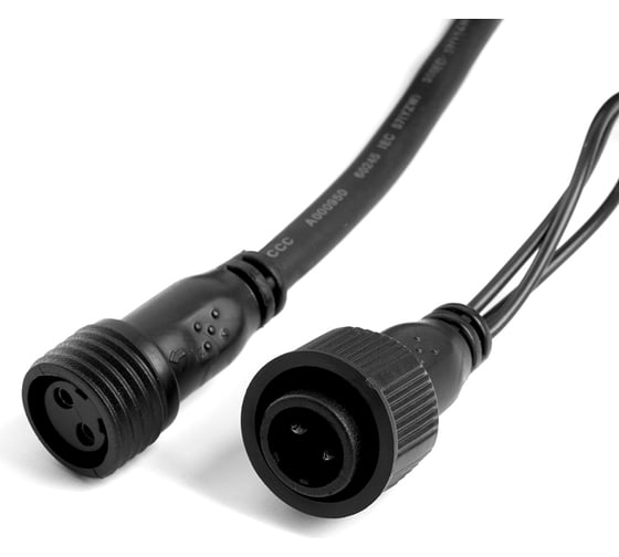 Светодиодная линейная гирлянда FERON CL32 20 м +3м 230V мультиколор, c питанием от сети, черный шнур, 48176