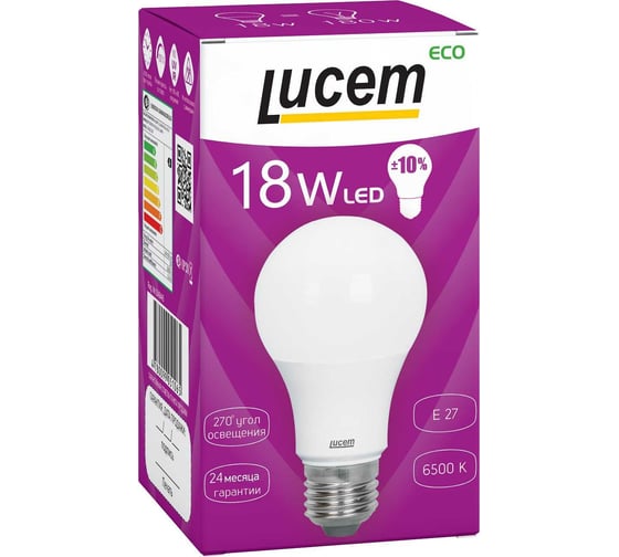 Светодиодная лампа Lucem LM-LBL 18W 6500K E27 FLLBL182730L