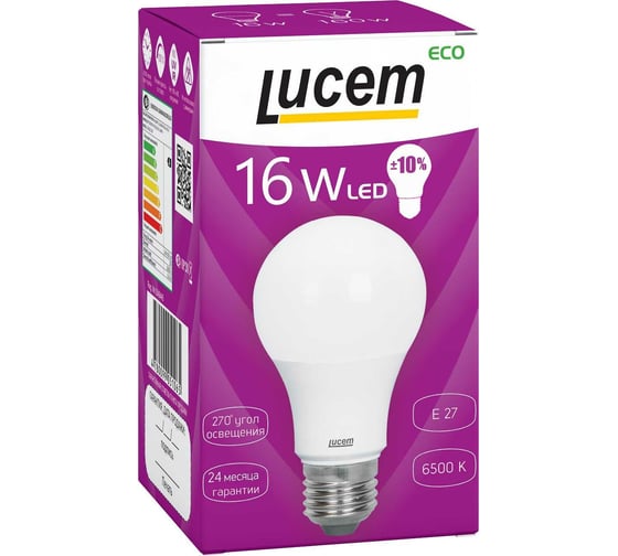 Светодиодная лампа Lucem LM-LBL 16W 6500K E27 FLLBL162730L