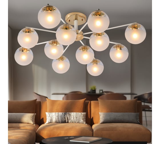 Люстра Rivoli Umbra 3129-312 12хЕ27 40 Вт модерн, Б0054866