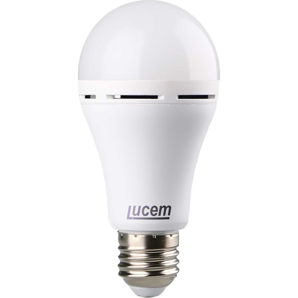 Светодиодная лампа Lucem с аккумулятором LM-EBL 12W 6500K E27 ...