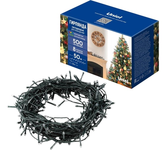 Светодиодная гирлянда ULD-S5000-500/DGA MULTI IP20 Uniel UL-00009929