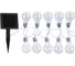 Гирлянда TDM ELECTRIC ССГ-110 "Лампы" на солнечной батарее, 1,3 м, 60 LED, теплый белый, IP44, SQ0330-0181 1