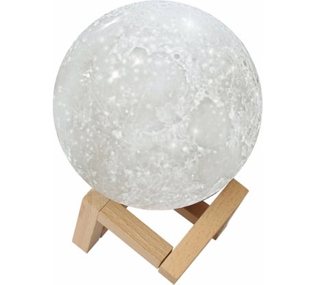 Ночник DASWERK детский светильник LED лампа "Лунная ночь" 16 цветов d 15 см с пультом 237952