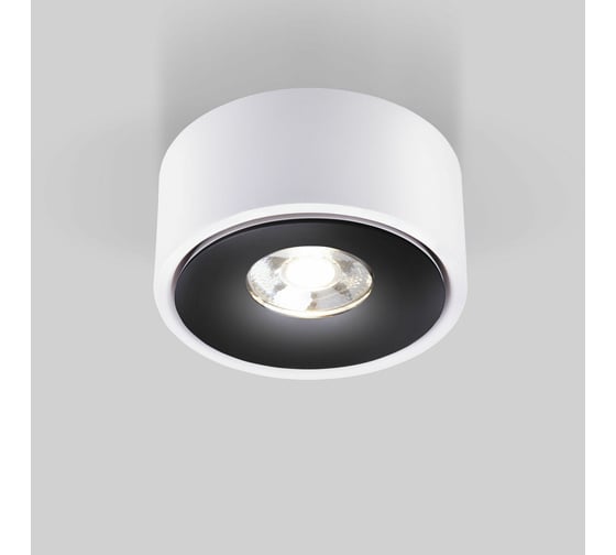 Накладной светильник Elektrostandard - Glide 8W белый/черный 25100/L a059332