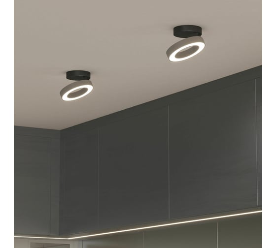 Накладной светильник Elektrostandard - Spila серебро 12W 4200К 25105/LED/ a060186