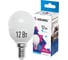 Светодиодная лампа КОСМОС LED 12Вт Шар 220В E14 4500К LkeLED12wGL45E1445 1