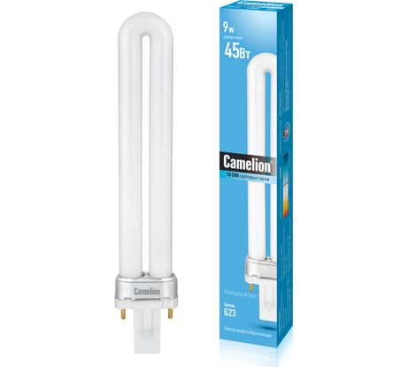 Лампа люминесцентная 9Вт LH 9-U/842/G23 Camelion 2288