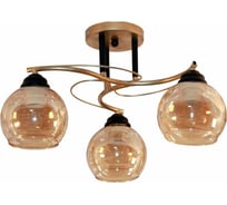 Светильник ЭЛЕТЕХ Лия/3 зол. НПБ 01-3x60-187 Е27 ИУ 1005404364