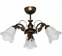 Потолочный светильник ЭЛЕТЕХ Мотив 131 медь ант. (Плафон 62333) НСБ 01-3x60-119 Е14 ИУ 1005404766