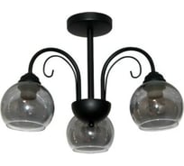 Светильник ЭЛЕТЕХ Берта 131 черный муар (Плафон 06333) НСБ 01-3x60-158 Е27 ИУ 1005404644