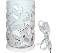 Настольный светильник ЭЛЕТЕХ Эффект ННБ 63-60-018 белый муар, шнур белый ИУ 1005404849