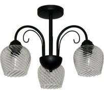 Светильник ЭЛЕТЕХ Берта 131 черный муар (Плафон 8270) НСБ 01-3x60-158 Е27 ИУ 1005404646