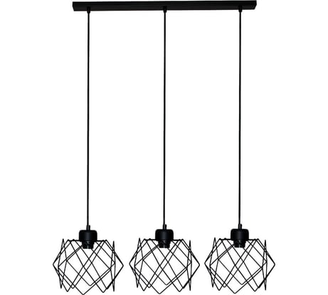 Подвесной светильник ЭЛЕТЕХ Сигма 231 черный муар НСБ 01-3x60-161 Е27 ИУ 1005404791