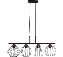 Подвесной светильник ЭЛЕТЕХ Конти 241 черн.муар медь НСБ 01-4x60-109 Е27 [ИМ] 1005405026