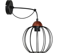 Настенный светильник ЭЛЕТЕХ Конти 511 черн.муар медь (Плафон Шар) НББ 01-60-165 Е27 [ИМ] 1005405032