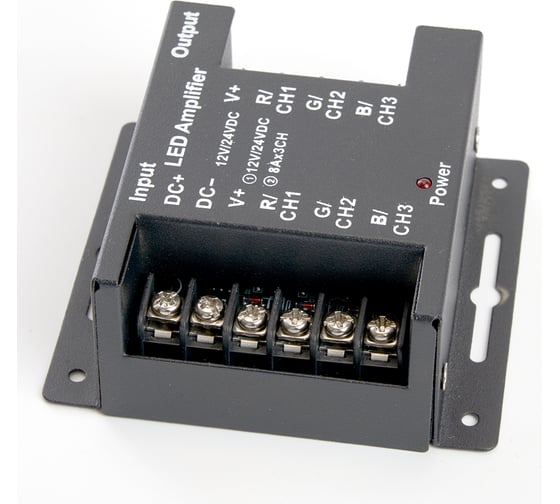 Усилитель для светодиодной ленты FERON RGB, 24А 12-24V, LD67, 48223