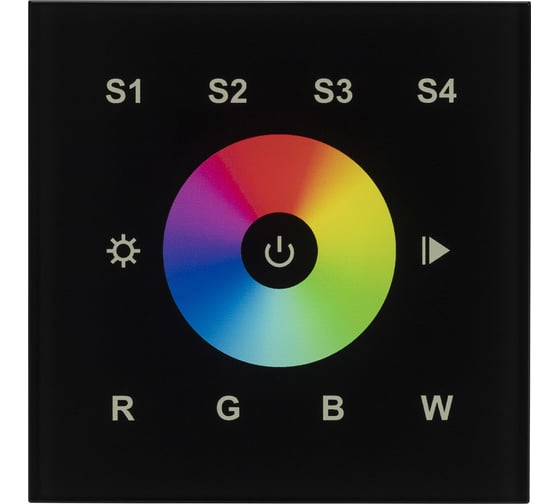 Сенсорная панель Arlight INTELLIGENT DALI-901-11-1G-4SC-RGBW-DT8-IN Black IARL, IP20 0 37199