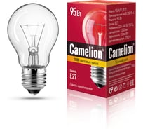 Электрическая лампа накаливания с прозрачной колбой Camelion 95/A/CL/E27, 10279