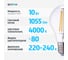 Светодиодная филаментная лампа ФОТОН LED FL A60 10W E27 4000K 23986 6