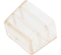Изолирующий зажим (заглушка) для светодиодной ленты Uniel 3528 UCW-K10 CLEAR 005 POLYBAG 10835