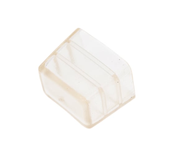 Изолирующий зажим (заглушка) для светодиодной ленты Uniel 3528 UCW-K10 CLEAR 005 POLYBAG 10835 1