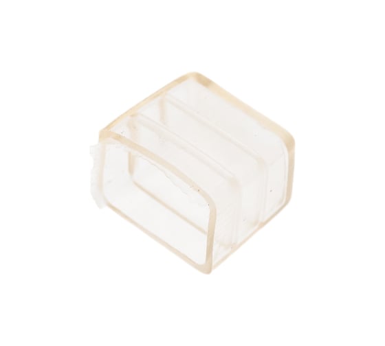 Изолирующий зажим (заглушка) для светодиодной ленты Uniel 3528 UCW-K10 CLEAR 005 POLYBAG 10835