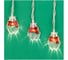 Электрическая гирлянда LED Сноубум насадка Медвежонок Снежик 2м 10LED шампань пост свеч прозр акрил 2хАА 381-231 4