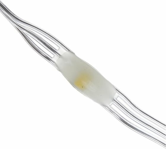 Электрическая гирлянда LED Сноубум Нить Созвездие Ориона 10м 100LED Extra шампань пост свеч прозр 220В НВ 351-549