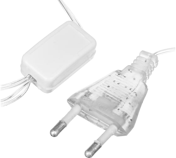 Электрическая гирлянда LED Сноубум сеть 360LED 2.2x1.65м белый/красный/зеленый прозр пост свечение 220В 362-108