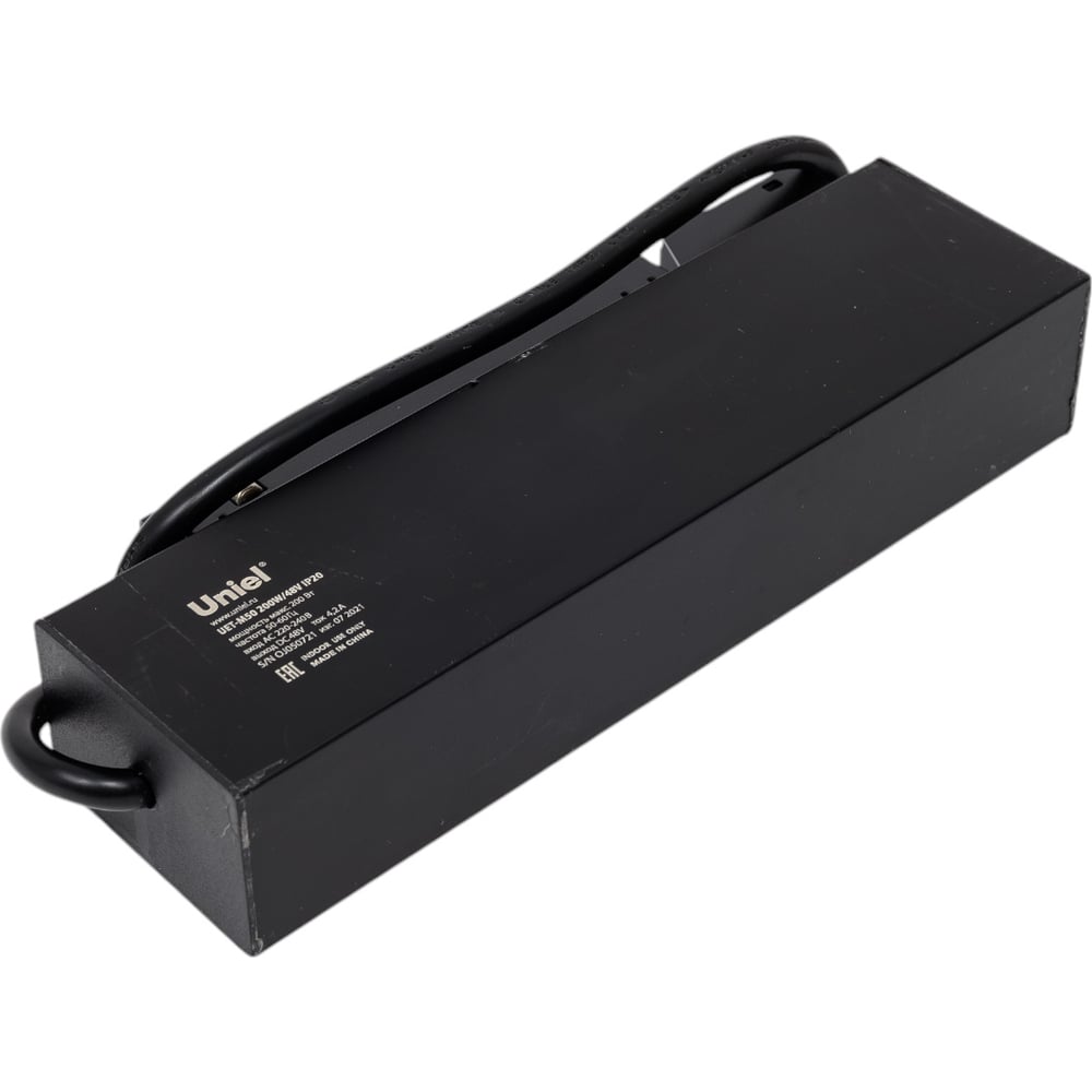 Блок питания для магнитного шинопровода Uniel встраиваемый UET-M50 200W ...