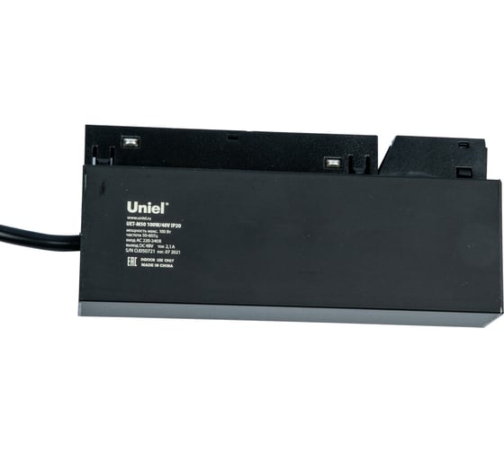 Блок питания для магнитного шинопровода Uniel UET-M50 100W/48V IP20 UL-00008750