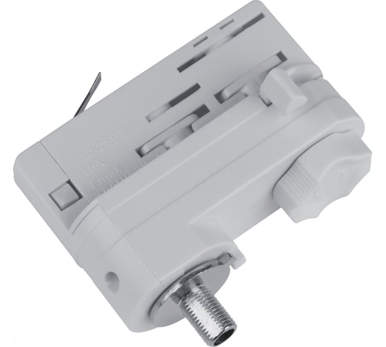 Адаптер для трехфазного шинопровода Uniel UBX-A61 SILVER 1 POLYBAG 09789 1