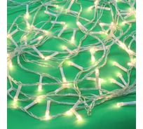 Электрическая гирлянда Сноубум вьюн 14м, 180 LED, шампань, постоянное свечение, ПВХ, прозр., 220В, 50Гц 384-065