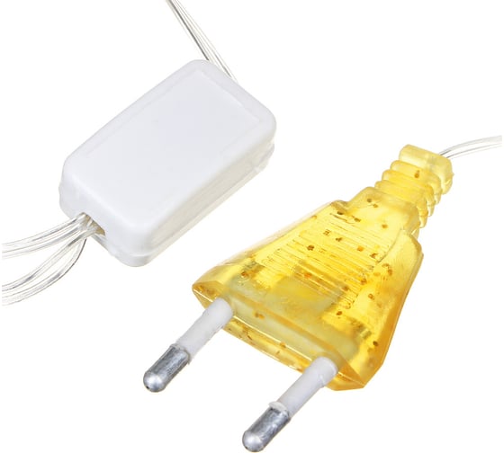 Электрическая гирлянда Сноубум вьюн 14м, 180 LED, шампань, постоянное свечение, ПВХ, прозр., 220В, 50Гц 384-065