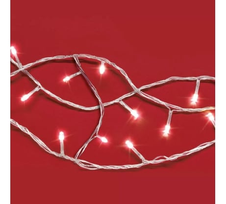 Электрическая гирлянда Сноубум вьюн 9м, 100LED, розовое золото, постоянное свечение, ПВХ, прозрачный, 220В 384-103