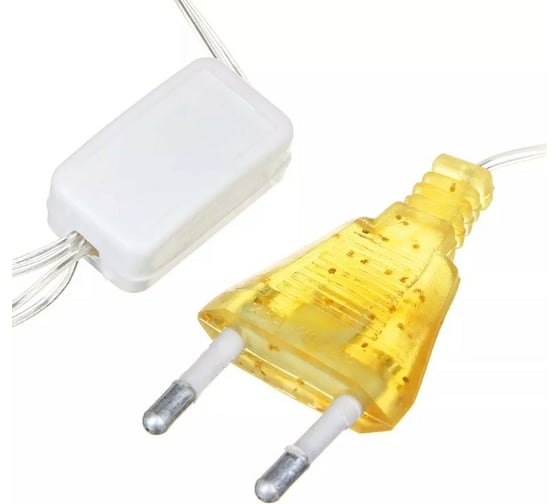 Электрическая гирлянда Сноубум вьюн 9м, 100LED, розовое золото, постоянное свечение, ПВХ, прозрачный, 220В 384-103
