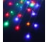 Электрическая гирлянда Сноубум бахрома 2.5x0.3x0.5x0.7м 80LED мультицвет прозрачный, 8 режимов, коннектор 220В 382-018 1