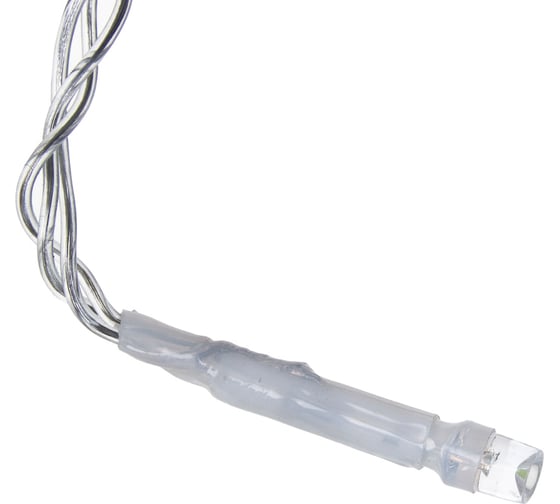 Электрическая гирлянда LED Сноубумектр вьюн 9м 100LED голубой+белый постоянное свечение прозрачный 220В 384-145