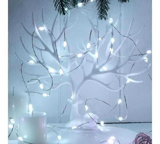 Смарт-гирлянда Сноубум Зимняя соната 10м 100LED RGB 7в1 мн реж USB НВ 384-095